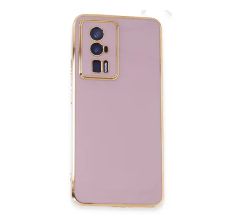 Xiaomi Poco F5 Pro Kılıf Volet Silikon - Mor