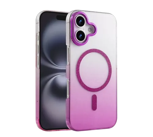 Apple iPhone 16 Plus Glossy Magsafe Kapak - Mor