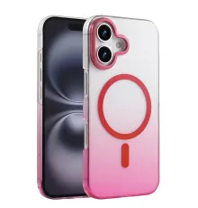 Apple iPhone 16 Plus Glossy Magsafe Kapak - Pembe