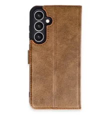 Samsung Galaxy S24 FE Kılıf Trend S Plus Kapaklı Kılıf - Taba