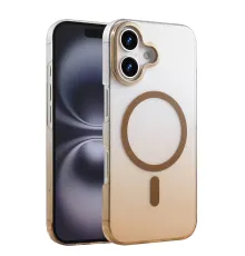 Apple iPhone 16 Plus Glossy Magsafe Kapak - Çöl Titanyum