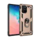 Samsung Galaxy A91 / S10 Lite Kılıf Sofya Yüzüklü Silikon Kapak - Gold