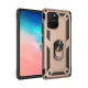 Samsung Galaxy A91 / S10 Lite Kılıf Sofya Yüzüklü Silikon Kapak - Gold