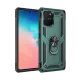 Samsung Galaxy A91 / S10 Lite Kılıf Sofya Yüzüklü Silikon Kapak - Yeşil