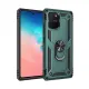 Samsung Galaxy A91 / S10 Lite Kılıf Sofya Yüzüklü Silikon Kapak - Yeşil