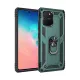 Samsung Galaxy A91 / S10 Lite Kılıf Sofya Yüzüklü Silikon Kapak - Yeşil