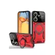 Xiaomi Redmi 13C Kılıf Joy Lens Standlı Kapak - Kırmızı