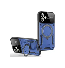 Samsung Galaxy A05 Kılıf Joy Lens Standlı Kapak - Lacivert