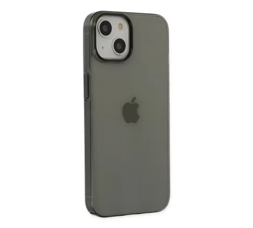 Apple iPhone 14 Plus Kılıf Pc Sert Şeffaf Kapak - Siyah
