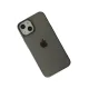 Apple iPhone 14 Plus Kılıf Pc Sert Şeffaf Kapak - Siyah