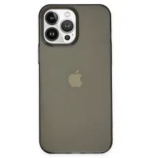 Apple iPhone 14 Pro Kılıf Pc Sert Şeffaf Kapak - Siyah