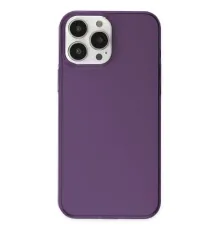 Apple iPhone 14 Pro Kılıf Pc Sert Şeffaf Kapak - Mor