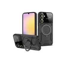 Samsung Galaxy A05S Kılıf Joy Lens Standlı Kapak - Siyah