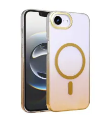 Apple iPhone 16E Glossy Magsafe Kapak - Çöl Titanyum