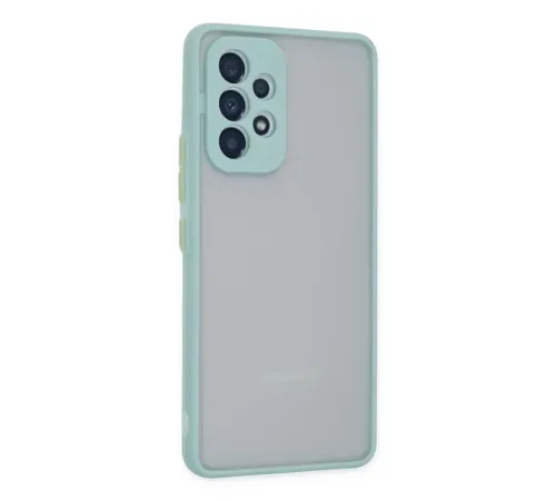 Samsung Galaxy A53 5G Kılıf Montreal Silikon Kapak - Turkuaz