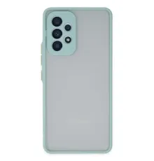 Samsung Galaxy A53 5G Kılıf Montreal Silikon Kapak - Turkuaz