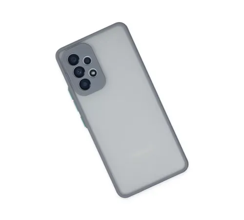 Samsung Galaxy A53 5G Kılıf Montreal Silikon Kapak - Gri