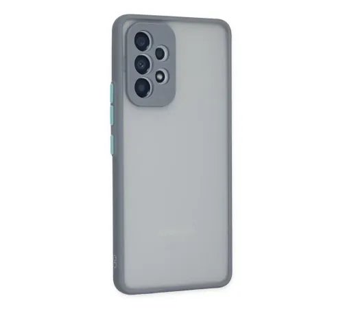 Samsung Galaxy A53 5G Kılıf Montreal Silikon Kapak - Gri