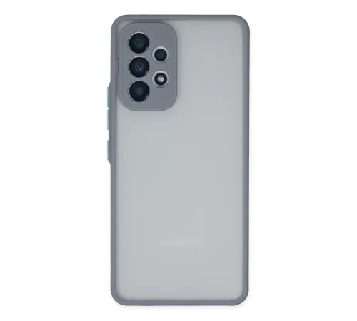 Samsung Galaxy A53 5G Kılıf Montreal Silikon Kapak - Gri