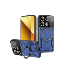 Xiaomi Redmi Note 13 4G Kılıf Joy Lens Standlı Kapak - Lacivert