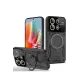 Xiaomi Redmi Note 13 Pro 4G Kılıf Joy Lens Standlı Kapak - Siyah