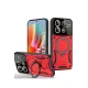 Xiaomi Redmi Note 13 Pro 4G Kılıf Joy Lens Standlı Kapak - Kırmızı