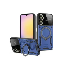 Samsung Galaxy A54 5G Kılıf Joy Lens Standlı Kapak - Lacivert