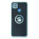 Xiaomi Redmi 9C Kılıf Montreal Yüzüklü Silikon Kapak - Buz Mavi