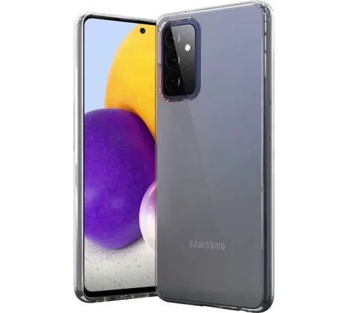 Samsung Galaxy A72 Kılıf Lüx Şeffaf Silikon