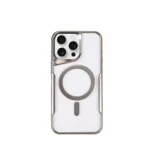 Apple iPhone 14 Pro Kılıf Boyi Magsafe Silikon Kapak - Gümüş