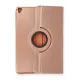 Apple iPad 9.7 (2018) Kılıf 360 Tablet Deri Kılıf - Rose Gold