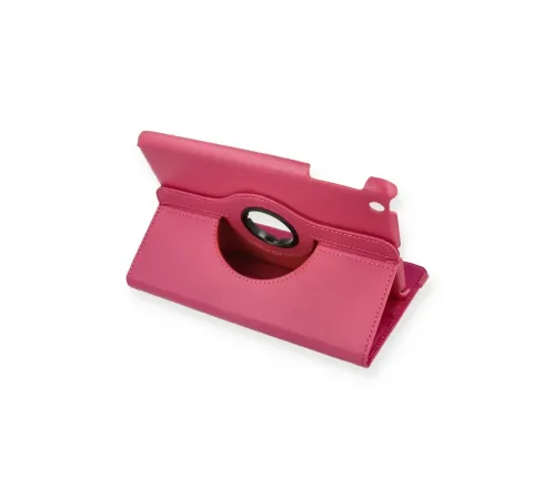 Apple iPad Mini 1 Kılıf 360 Tablet Deri Kılıf - Pembe