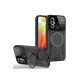 Xiaomi Redmi 12C Kılıf Joy Lens Standlı Kapak - Siyah