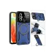 Xiaomi Redmi 12C Kılıf Joy Lens Standlı Kapak - Koyu Yeşil