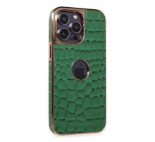 Apple iPhone 14 Pro Kılıf Snake Kapak - Koyu Yeşil