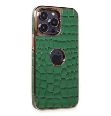 Apple iPhone 14 Pro Kılıf Snake Kapak - Koyu Yeşil