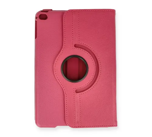 Apple iPad Mini 4 Kılıf 360 Tablet Deri Kılıf - Pembe