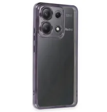 Xiaomi Poco X6 Kılıf Lensli Silikon - Mor