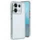 Xiaomi Poco X6 Kılıf Lensli Silikon - Gümüş