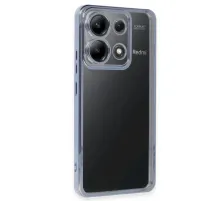 Xiaomi Poco X6 Kılıf Lensli Silikon - Açık Mavi