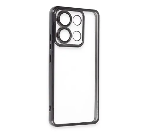 Xiaomi Poco X6 Pro Kılıf Lensli Silikon - Siyah