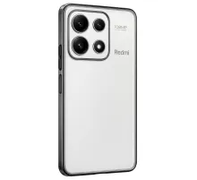 Xiaomi Poco X6 Pro Kılıf Lensli Silikon - Gümüş