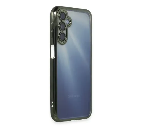 Samsung Galaxy A15 4G Kılıf Lensli Silikon - Yeşil