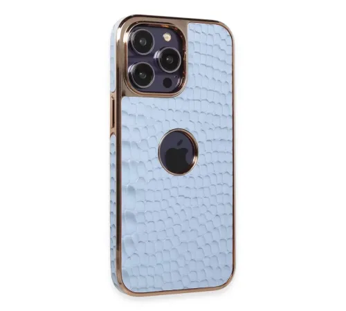 Apple iPhone 14 Pro Max Kılıf Snake Kapak - Sierra Blue
