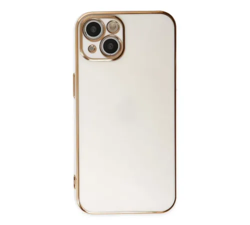 Apple iPhone 14 Kılıf Volet Silikon - Beyaz