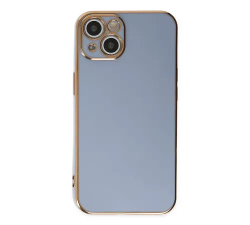 Apple iPhone 14 Kılıf Volet Silikon - Mavi