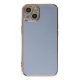 Apple iPhone 14 Kılıf Volet Silikon - Mavi