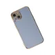 Apple iPhone 14 Kılıf Volet Silikon - Mavi