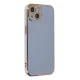 Apple iPhone 14 Kılıf Volet Silikon - Mavi