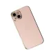 Apple iPhone 14 Kılıf Volet Silikon - Pembe